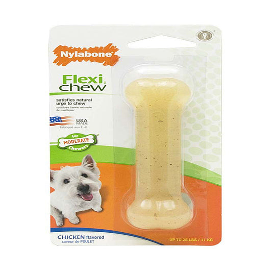 Nylabone Moderate Chew Chicken Chew Toy Chicken 1ea/SMall/Regular - Up To 25 Ibs.