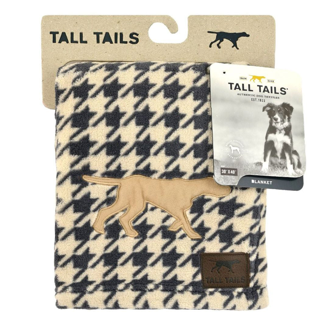 Tall Tails Dog Blanket Houndstooth 30X40