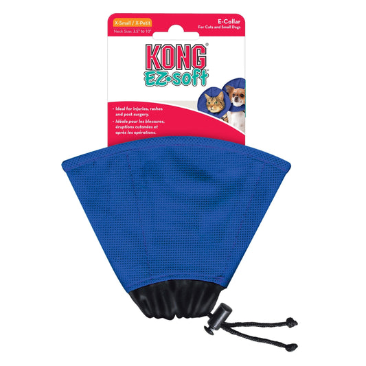 KONG E-Collar for Cats and Small Dogs Blue 1ea/XS