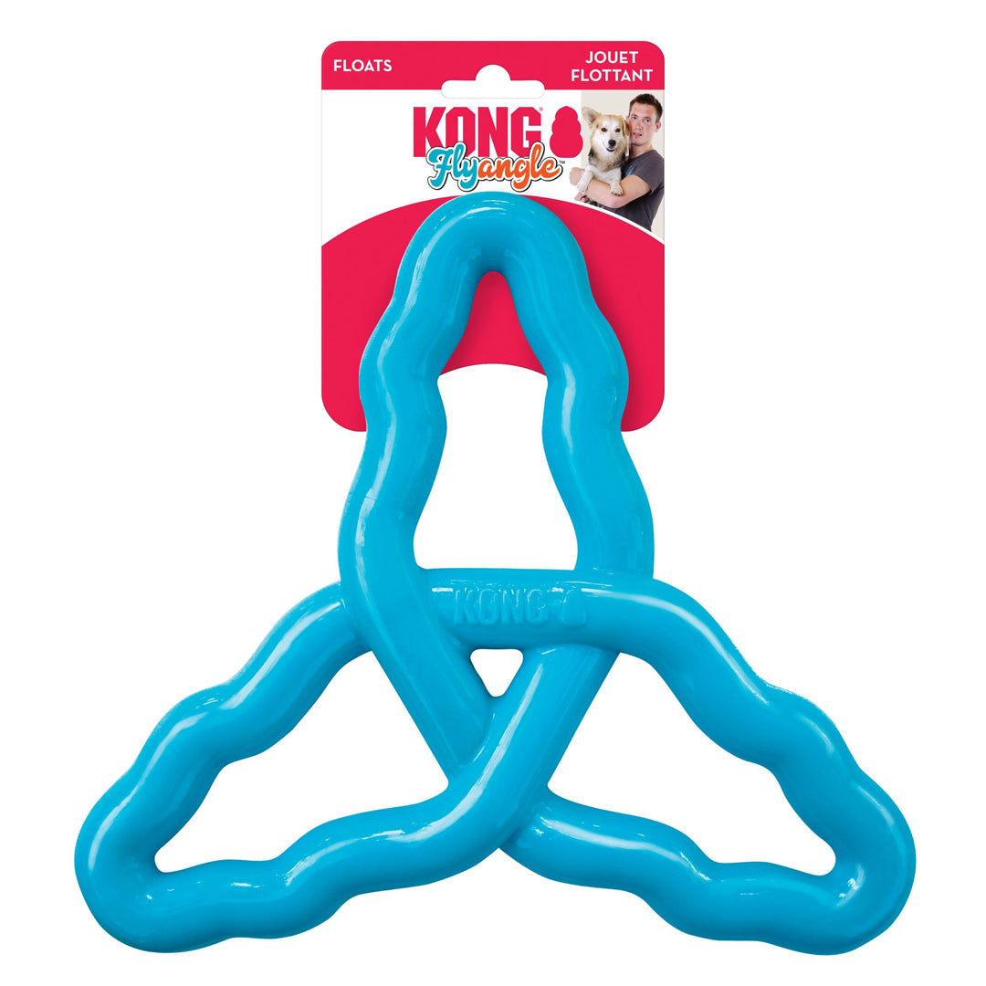 KONG Flyangle Assorted Floating Dog Toy Assorted 1ea/LG