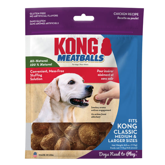 KONG Meatballs Dog Treat Standard 1ea/4 oz