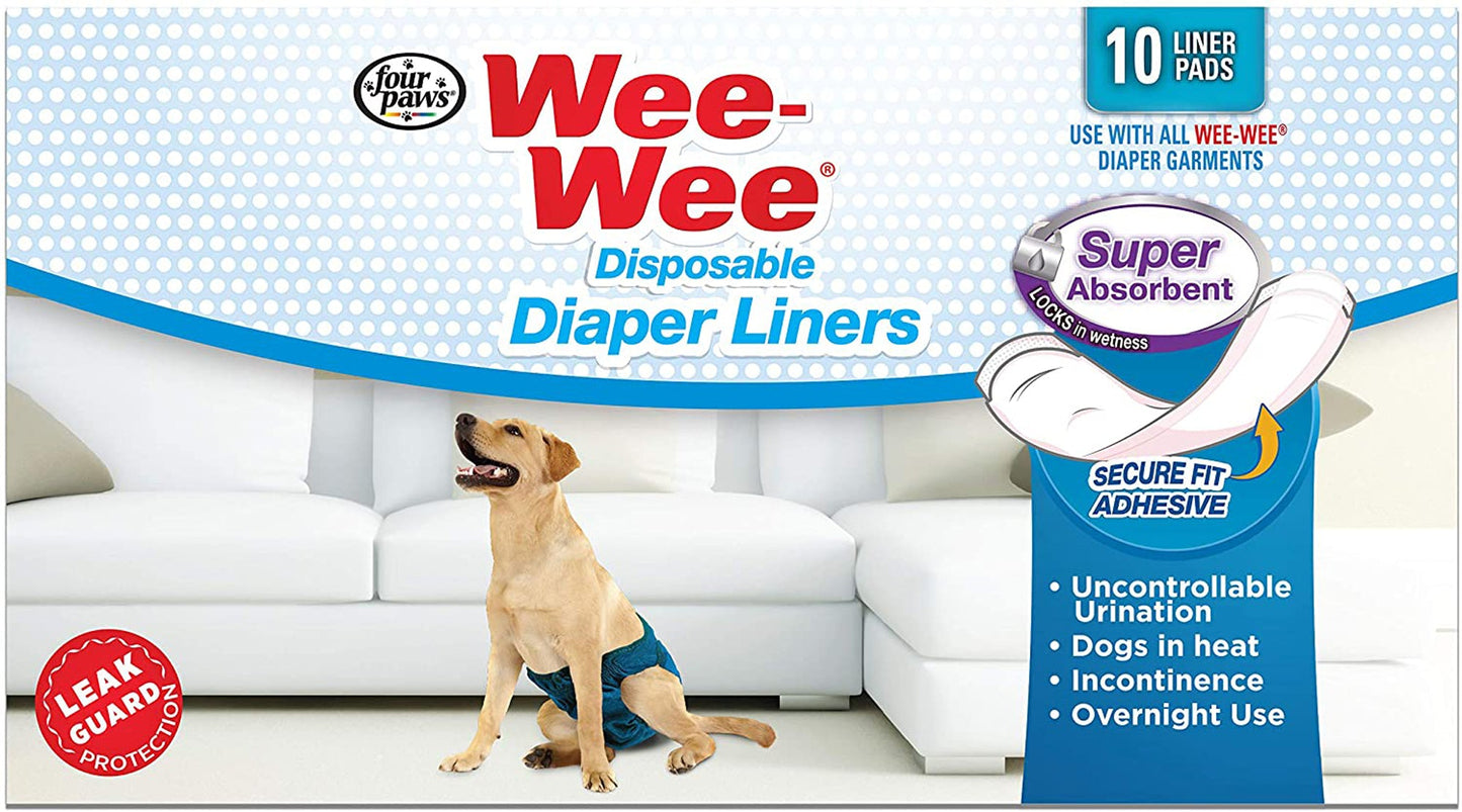 Four Paws Wee Wee Dog Diaper Garment Pads 1ea/24 ct