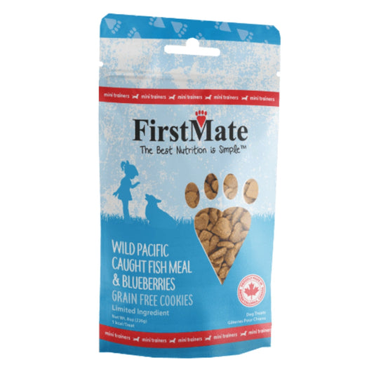 Firstmate Dog Limited Ingredient Grain Free Fish & Blueberry Treat 10Lb. Bulk