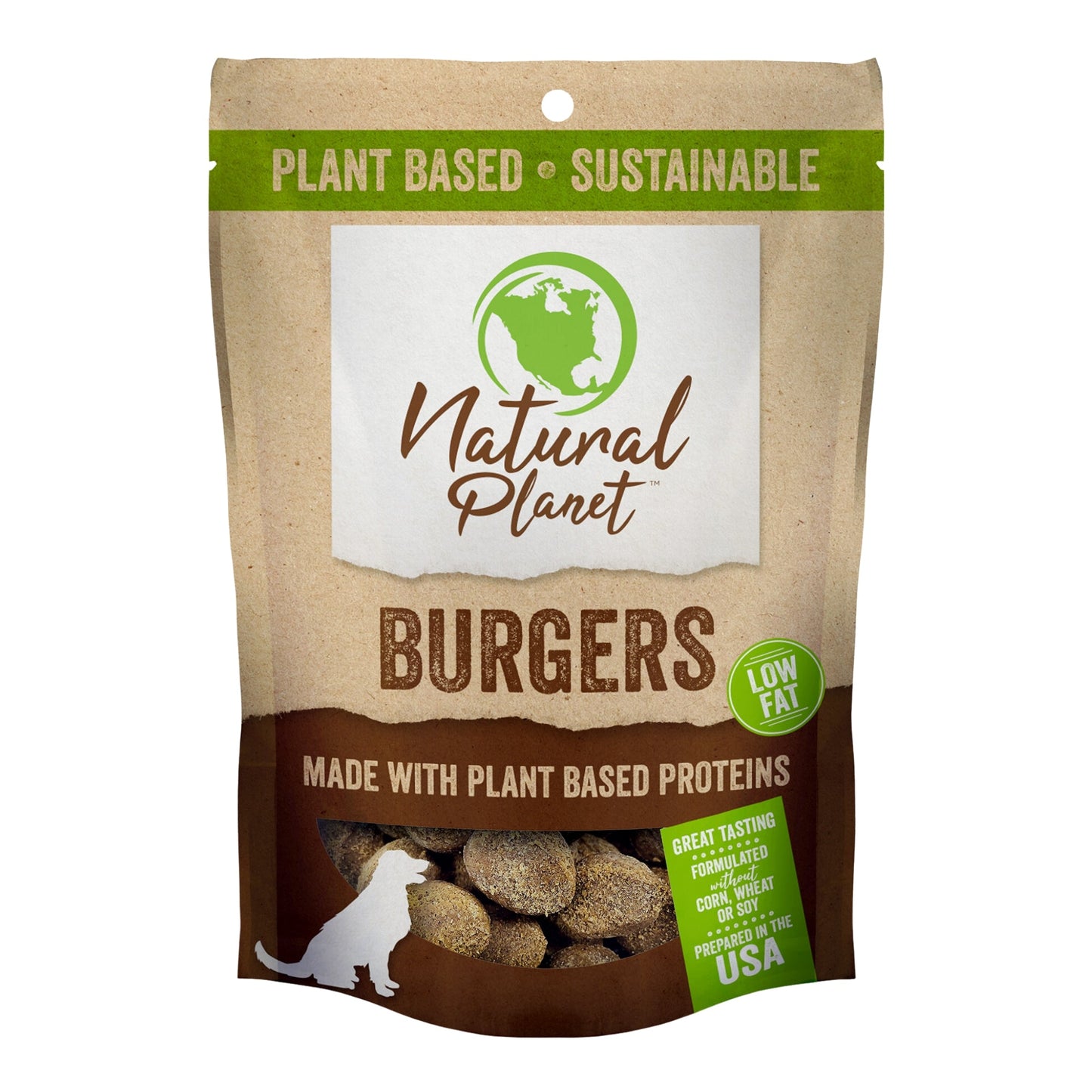 Natural Planet Dog Treat Beyond Burger 10oz.