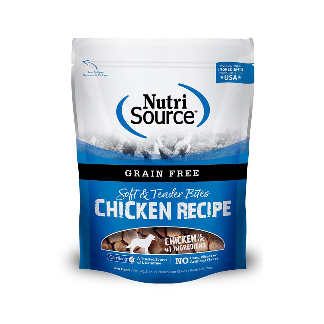 Nutrisource Dog Grain Free Treat Chicken 6oz.