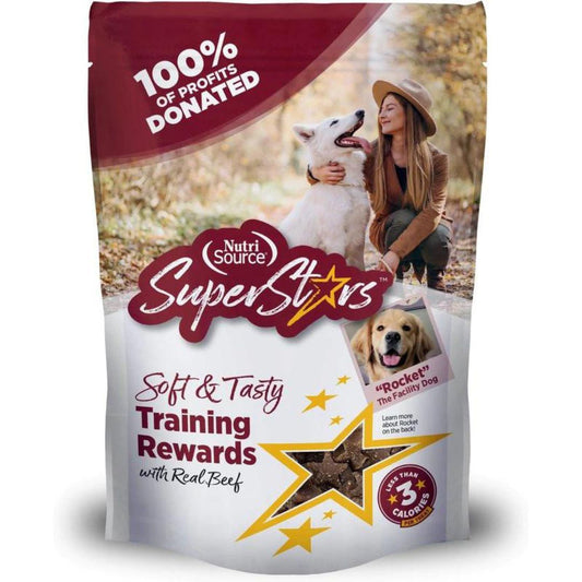 Nutrisource Dog Superstar Treat Beef 16oz.