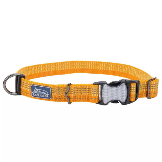 K9 Explorer Brights Reflective Adjustable Dog Collar Desert Extra Small 5/8"x 8"-12"