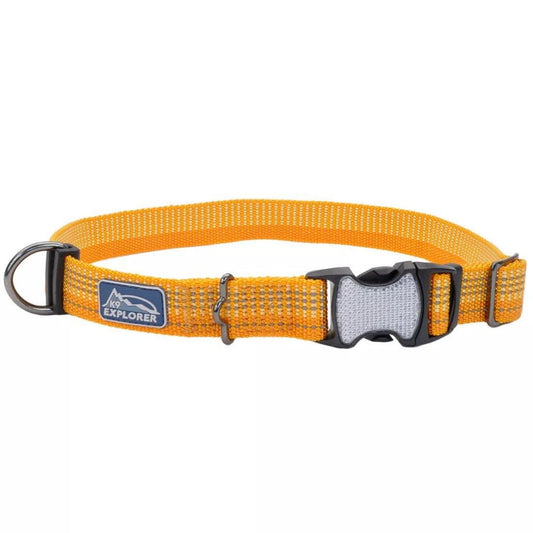 K9 Explorer Brights Reflective Adjustable Dog Collar Desert Small 5/8"x 10"- 14"