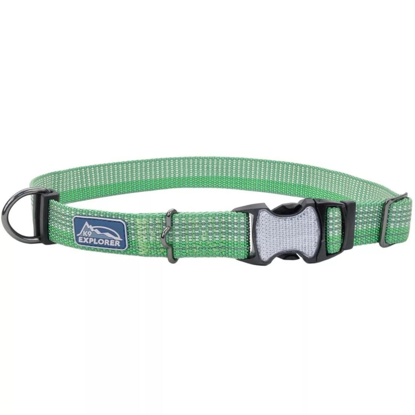 K9 Explorer Brights Reflective Adjustable Dog Collar Meadow Large 1"x 18"-26"