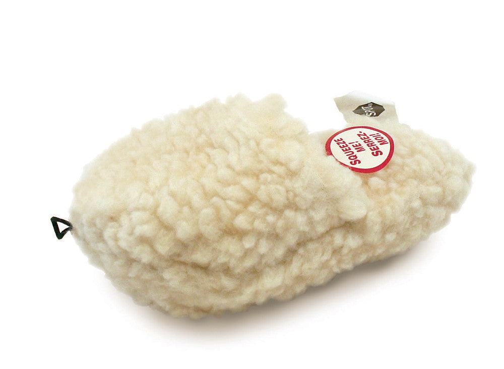 Spot Fleece Dog Toy Slipper Natural 1ea/8 in