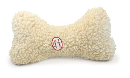 Spot Fleece Dog Toy Bone Natural 1ea/12 in