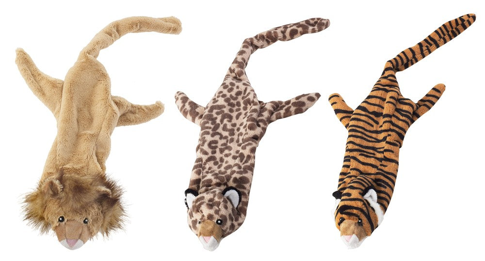 Skinneeez Jungle Series Dog Toy Jungle Cat Assorted 1ea/Mini