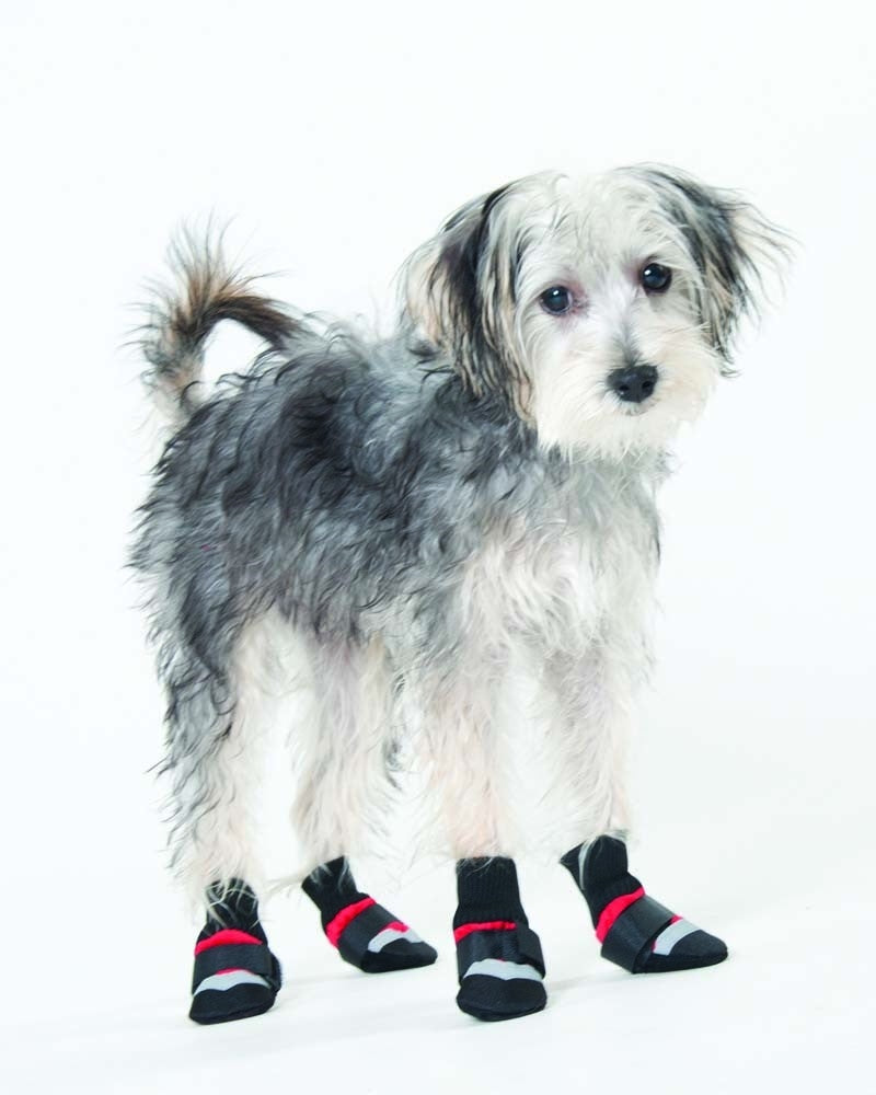 Fashion Pet Extreme All Weather Boots Red/Black 1ea/XXS