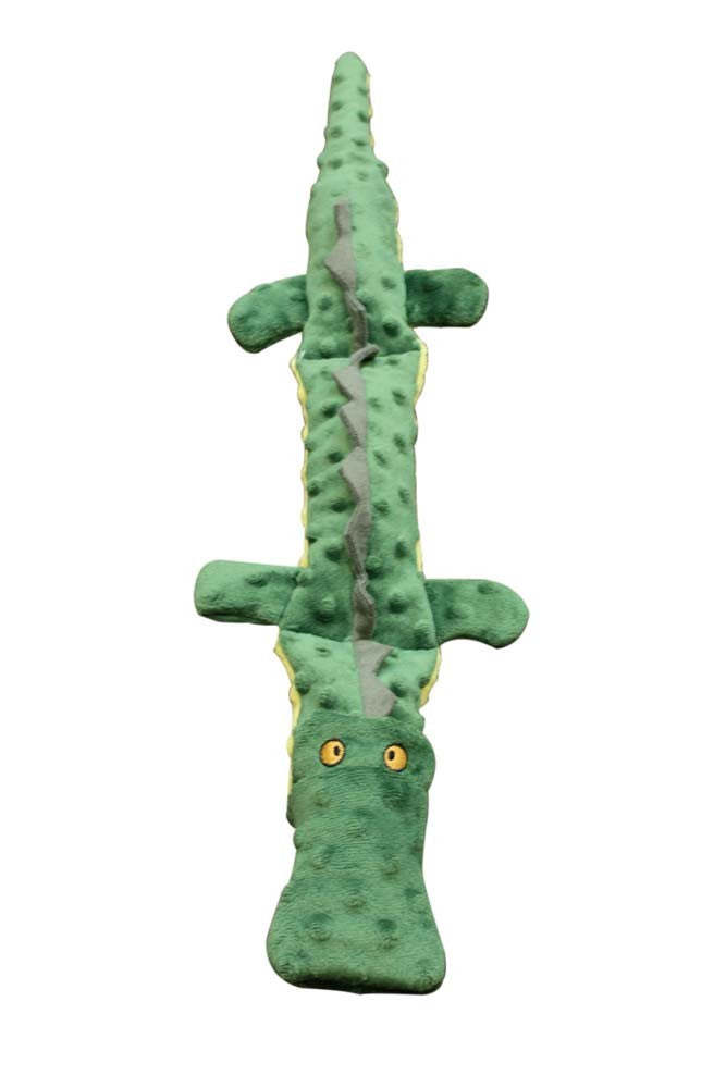 Skinneeez Extreme Dog Toy Triple Squeaker Croc 1ea/25 in