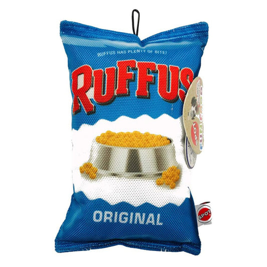 Spot Fun Food Dog Toy Ruffus Chips Multi-Color 1ea/8 in