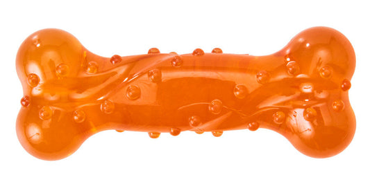 Spot Play Strong Scent-Sation Bone Dog Toy Orange 1ea/5 in