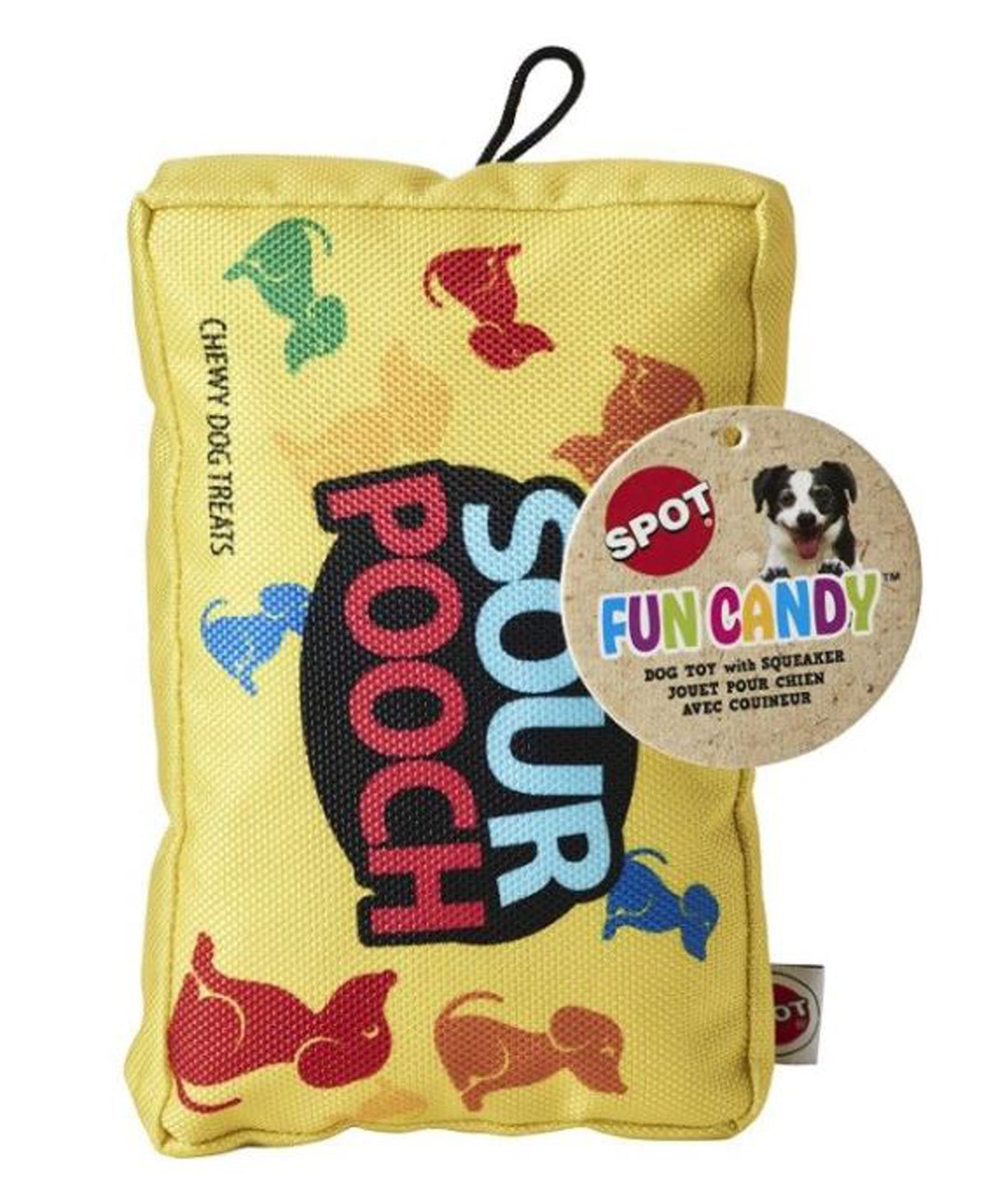 Spot Fun Candy Dog Toy Sour Pooch 1ea/7 in