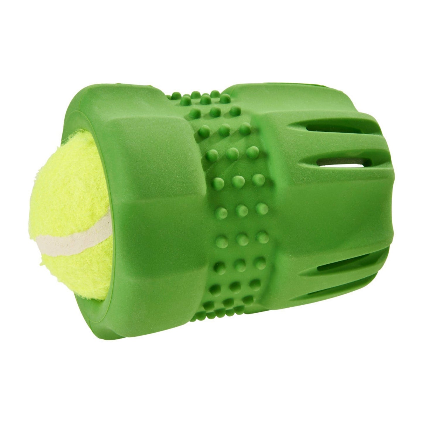 Spot Barrett Tough Tennis Jumble Dog Toy Green, Green, 1ea/LG