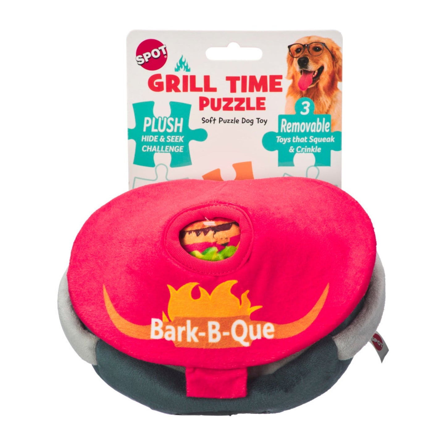 Spot Grill Time Puzzle Dog Toy 1ea/8 in