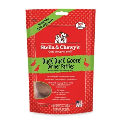 Stella And Chewys Dog Freeze-Dried Duck Dinner Patties 14oz.