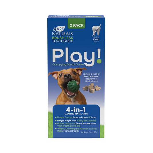 Ark Naturals Dog Brushless Play! 2 Pack