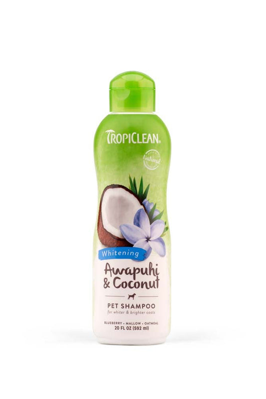 TropiClean Awapuhi & Coconut Whitening Shampoo for Pets 1ea/20 fl oz