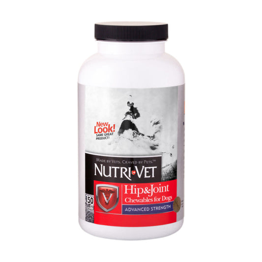 Nutri-Vet Hip & Joint Advanced Strength Chewables for Dogs - Liver Flavor 1ea/150 ct