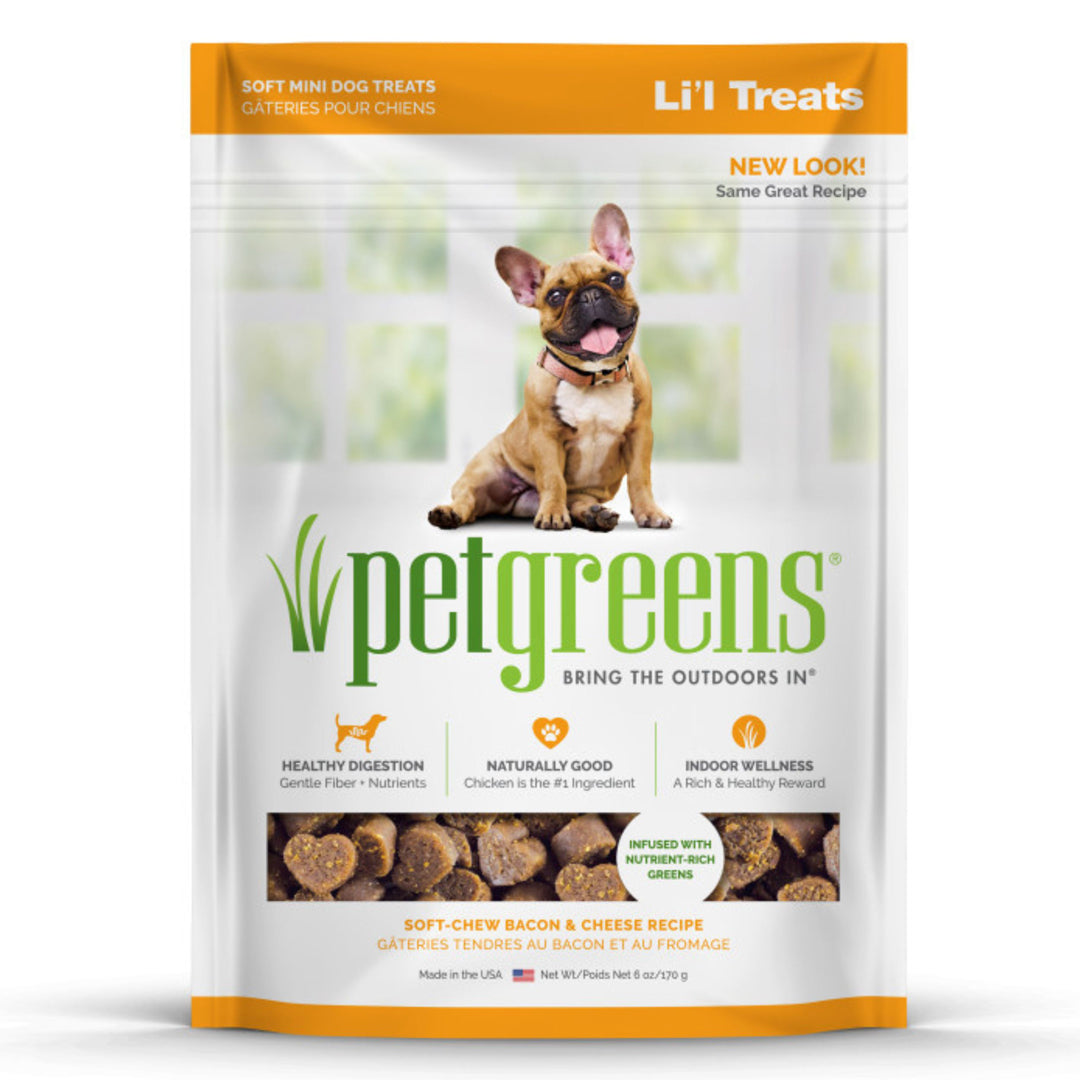 Pet Greens Li'l Treats Soft Mini Dog Treats Bacon & Cheese 1ea/6 oz