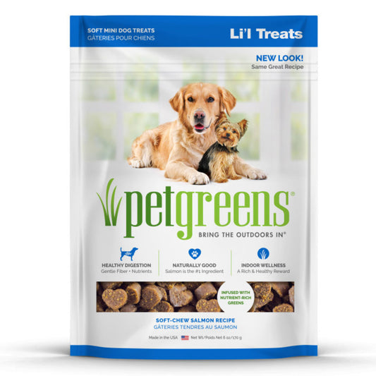 Pet Greens Li'l Treats Soft Mini Dog Treats Salmon 1ea/6 oz