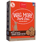 Cloud Star Wagmore Dog Baked Crunchy Peanut Butter 3Lb