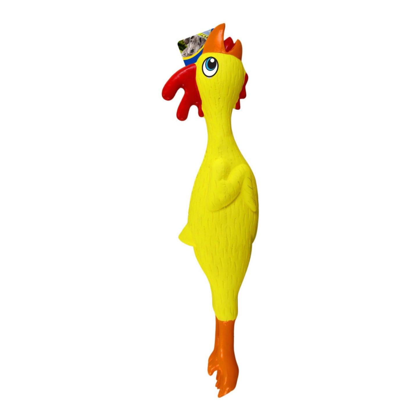 Petsport USA NaturFlex Natural Latex Rubber Dog Toy Chicken, 1ea/16 in, Jumbo