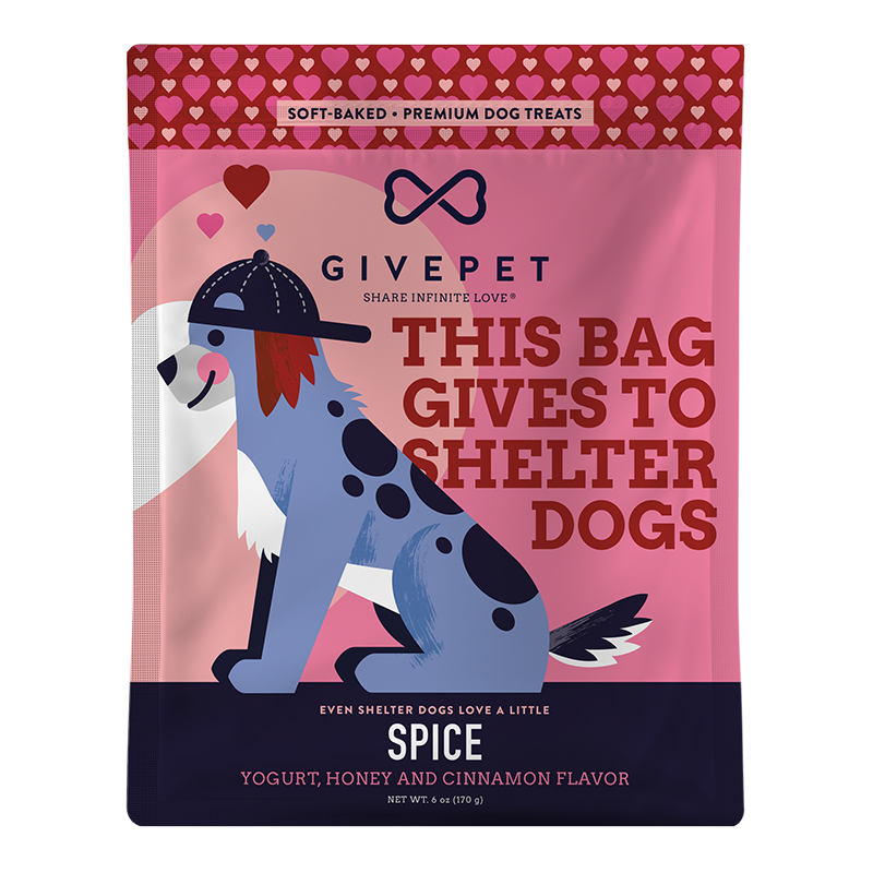 GivePet Holiday Dog Treat Soft Chew Spice 6oz