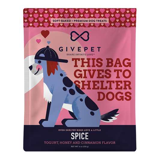 GivePet Holiday Dog Treat Soft Chew Spice 6oz