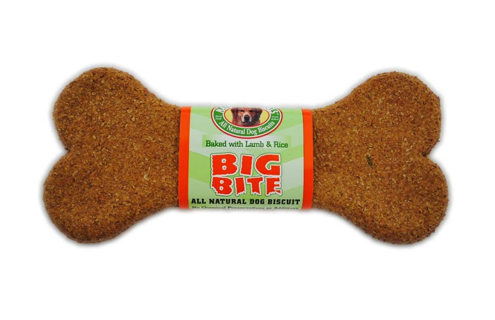 Natures Animals Big Bite All Natural Dog Biscuit Display Lamb & Rice 1ea/8 in, 24 ct