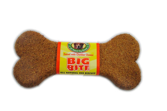 Natures Animals Big Bite All Natural Dog Biscuit Display Cheddar Cheese 1ea/8 in, 24 ct