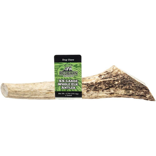 Redbarn Pet Products Natural Elk Antler Dog Treat Whole 1ea/XXL, 5.7 oz