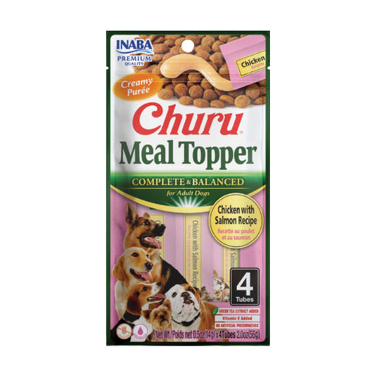 Inaba Churu Meal Topper D 2oz./6 Chicken Salmon