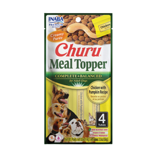 Inaba Churu Meal Topper D 2oz./6 Chicken Pmpkn