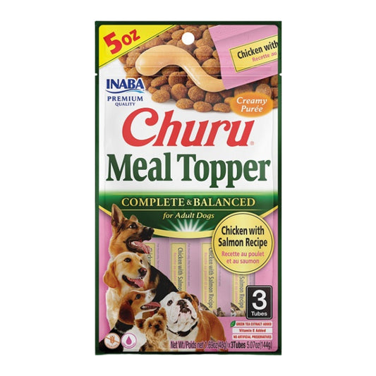 Inaba Churu Meal Topper D 5.07oz./6 Chicken Slmn