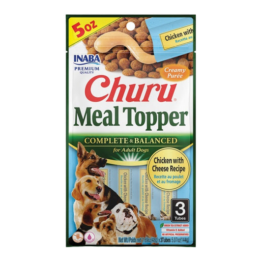 Inaba Churu Meal Topper D 5.07oz./6 Chicken Cheese