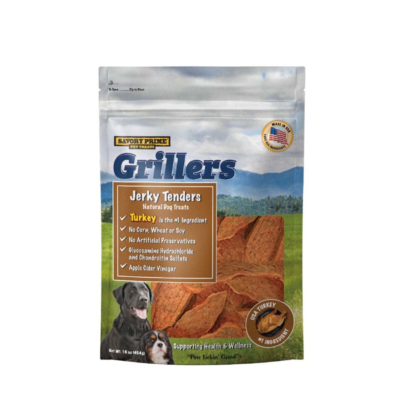 Savory Prime Girllers Jerky Tenders Dog Treats Turkey 1ea/16 oz