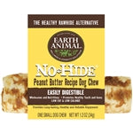 Earth Animal Dog No-Hide Peanut Butter 4 Inches 24 Count