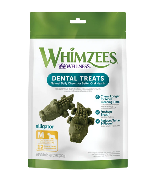 Whimzees Alligators Large 12.7 oz. Bag