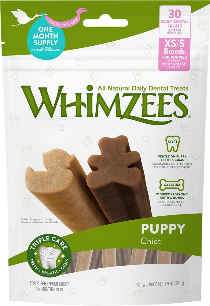 Whimzee Puppy Chews Xsmall-Small 7.9Oz