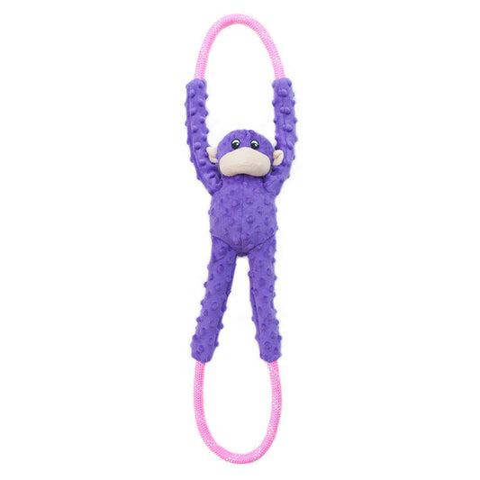 ZippyPaws RopeTugz Dog Toy Monkey Red 1ea/LG