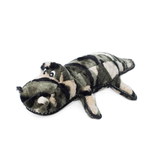 ZippyPaws Zippy Charity Z-Stitch Grunterz Dog Toy Camron the Camo Gator 1ea/XL