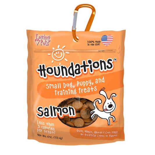 Loving Pets Houndations Small Dog & Puppy Training Treats Salmon 1ea/4 oz