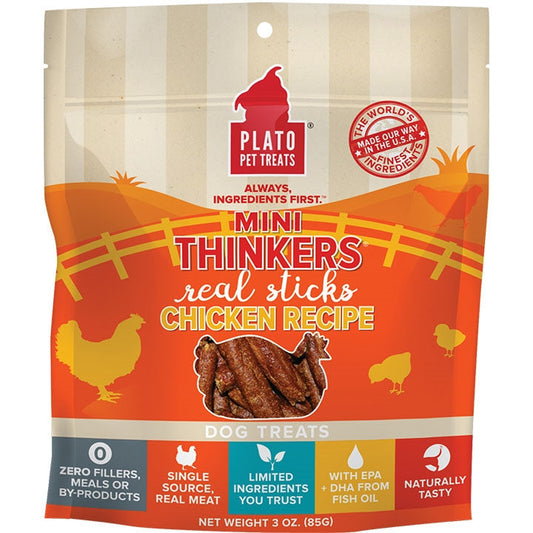 Plato Dog Mini Thinkers Chicken 3oz.