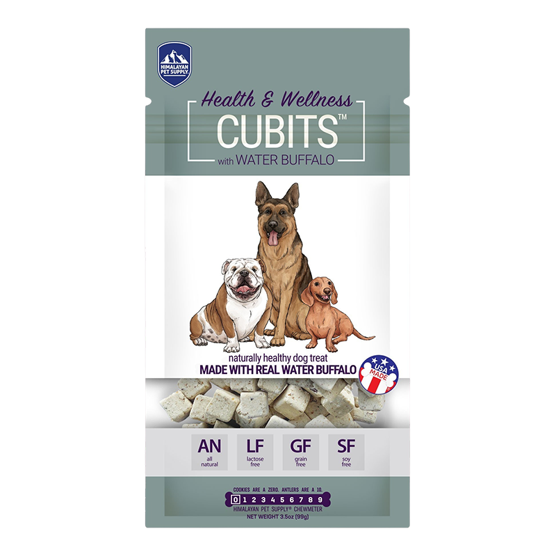 Himalayan Dog Chew Dog Cubits With Water Buffalo 3.5oz.