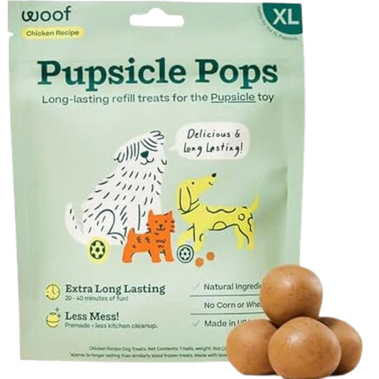 Woof Dog Chicken Peanut Butter Pops Xlarge 12Oz